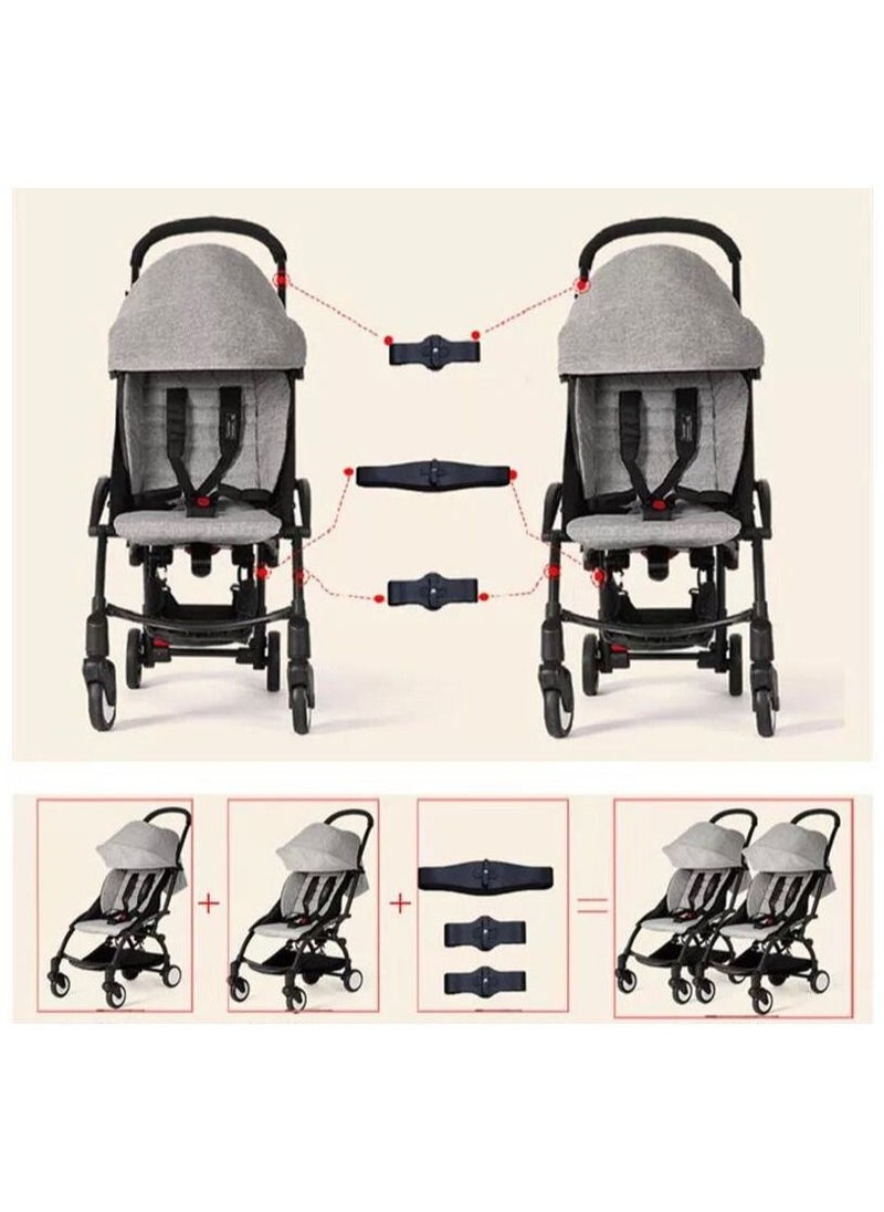 Pikkaboo - Pikkaboo 3pcs Stroller Connectors - Image 1