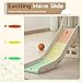 Baotree Toddler SlideKids Climber Slide with Storage Space and NonSlip StepsIndoor Outdoor Playset with Basketball Hoopa and TelescopeSlide for Toddlers Age 13 White - Image 4