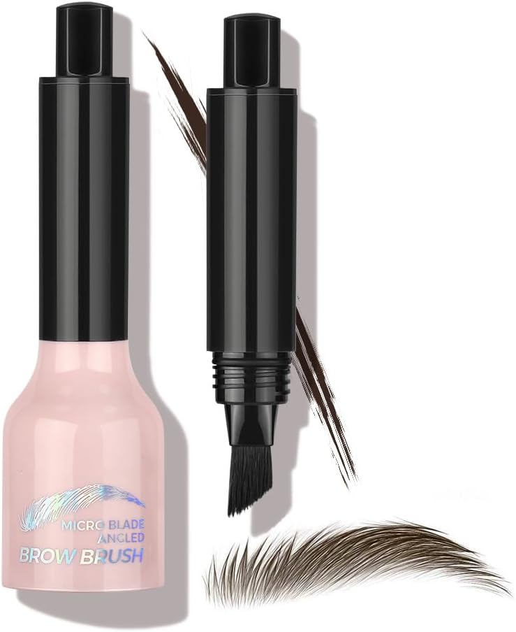 Brow-Fection Angled Brush & Dip Liquid Eyebrow Gel, Brow Lamination & Powder Pen, Eyebrow Hair Stroke Brush, Eyebrow Pencil Waterproof Long Lasting Quick Drying - Image 1