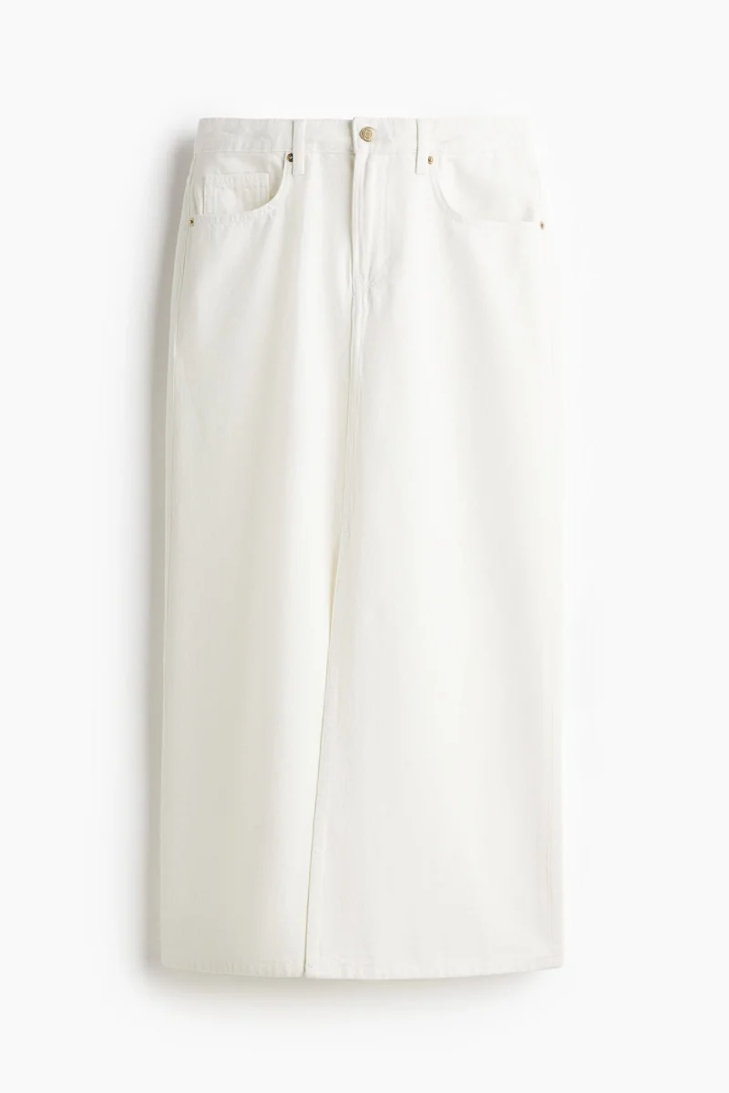 H&M Denim midi skirt