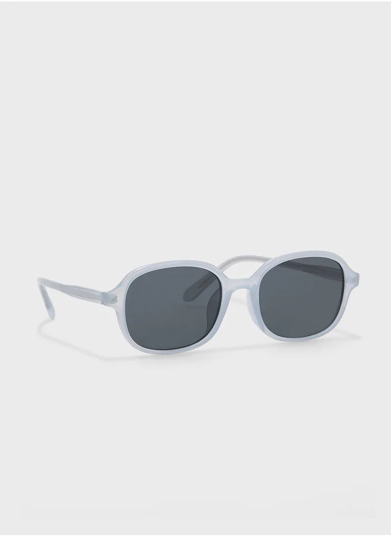 جينجر Polarized Square Len Sunglasses