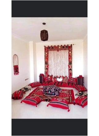 أعدة او مجلس على الطراز العربي مكونة من 1 ستارة 1 ترابيزة 4 خدديات 4 بوف صناعة يدوية 100% - pzsku/Z27B2D869AA14B9B11B3BZ/45/_/1669400303/8af8a888-47da-49e3-b1a6-79bad12d9c30