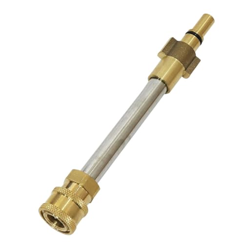 JPT Pressure Washer Gun Adapter, 1/4-Inch Quick Connect Fitting, Brass Build Adapter Compatible with Bosch High Pressure Washer - Image 1