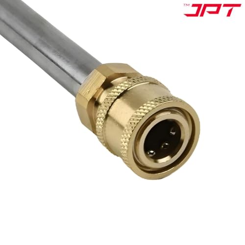 JPT Pressure Washer Gun Adapter, 1/4-Inch Quick Connect Fitting, Brass Build Adapter Compatible with Bosch High Pressure Washer - Image 2