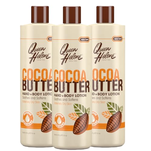 QUEEN HELENE Cocoa Butter Hand & Body Lotion 16 oz (Pack of 3) - Image 1