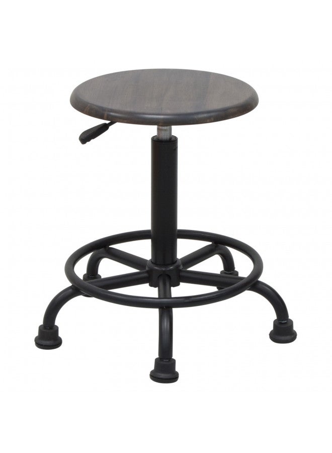 SD STUDIO DESIGNS Studio Designs 13307 Retro Stool, Rustic Oak,19" W x 19" D x 26" H - Image 3