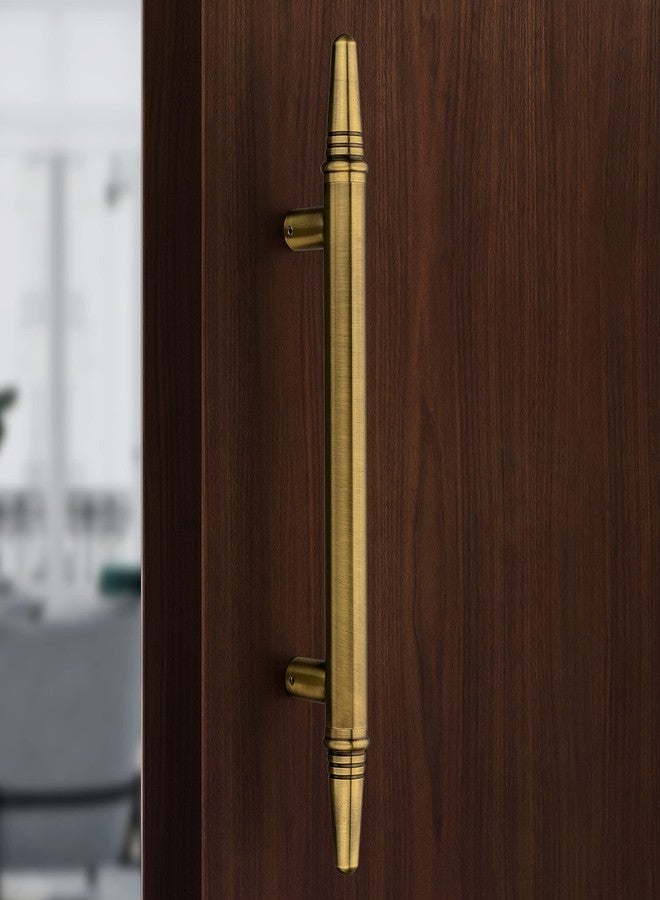 Plantex Heavy Duty Main Door Handle/14 Inch Door Handle for Main Door/Pull-Push Handle - Pack of 1 (Brass Antique) - 3 Years Warranty - Image 1
