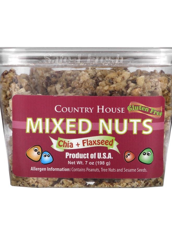 Country House Mixed Nuts Chia + Flaxseed 7 oz (198 g)