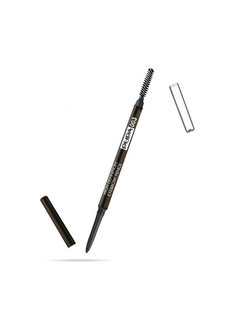 Milano High Definition Eyebrow Pencil Easily Shape And Define Flawless Eyebrows Fill And Volumize For Beautiful Thick Brows Sculpt Arches With Smooth Precision 003 Dark Brown 0.003 Oz