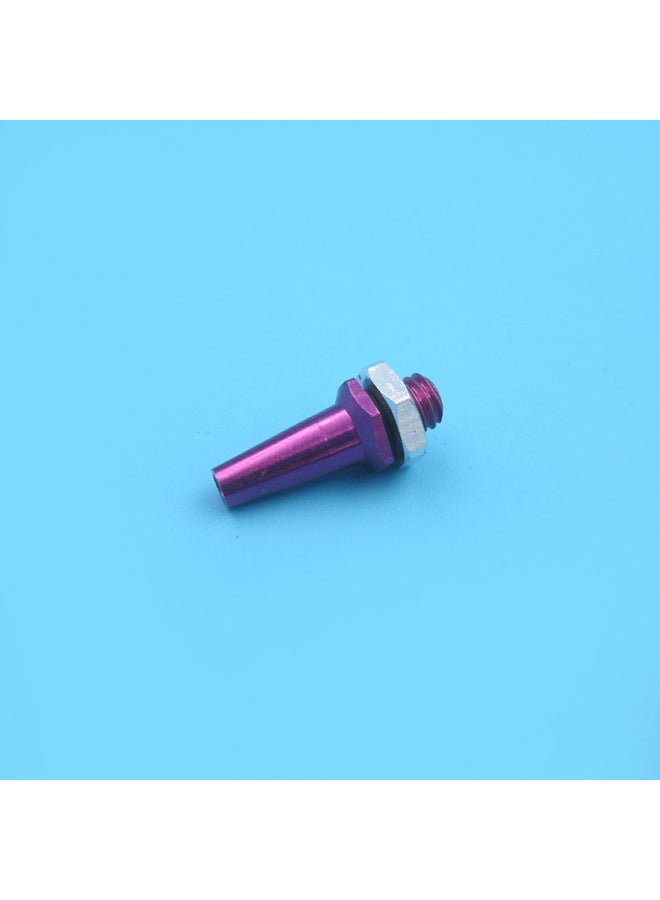 Ship Model Car Model Universal Color Antenna Pedestal Antenna Tube Sleeve Aluminum Alloy Antenna Pedestal Assembly-Color:Purple Antenna Pedestal  - Image 1