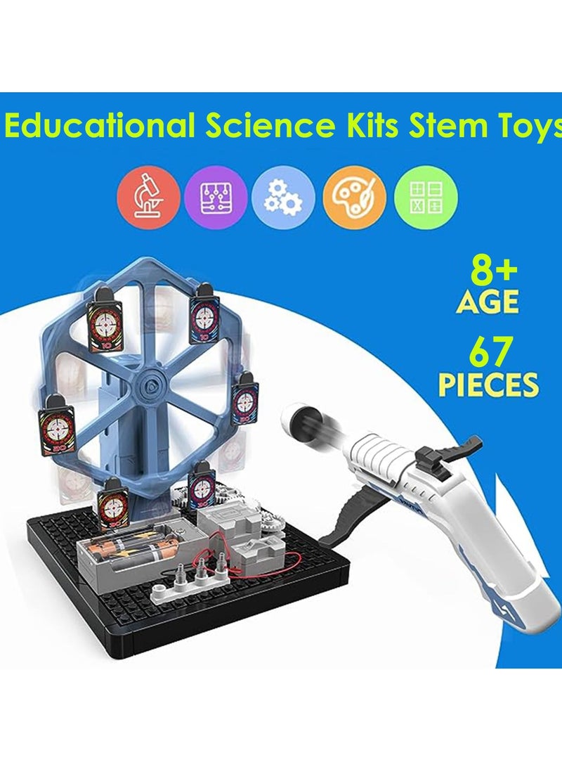 SYOSI Learning Toys Educational Science Kit Shooting Games 8 9 10+ Year Old Boys Girls,Kids Electronics Kit Building Blocks Set,STEM Toys Science Experiments Birthday Gift 8-12 Year Old Boys Kids  - Image 2