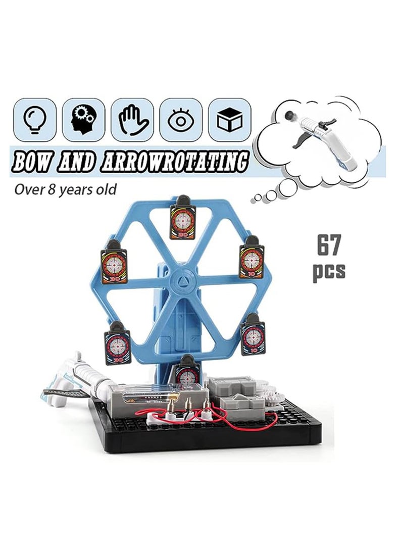 SYOSI Learning Toys Educational Science Kit Shooting Games 8 9 10+ Year Old Boys Girls,Kids Electronics Kit Building Blocks Set,STEM Toys Science Experiments Birthday Gift 8-12 Year Old Boys Kids  - Image 3
