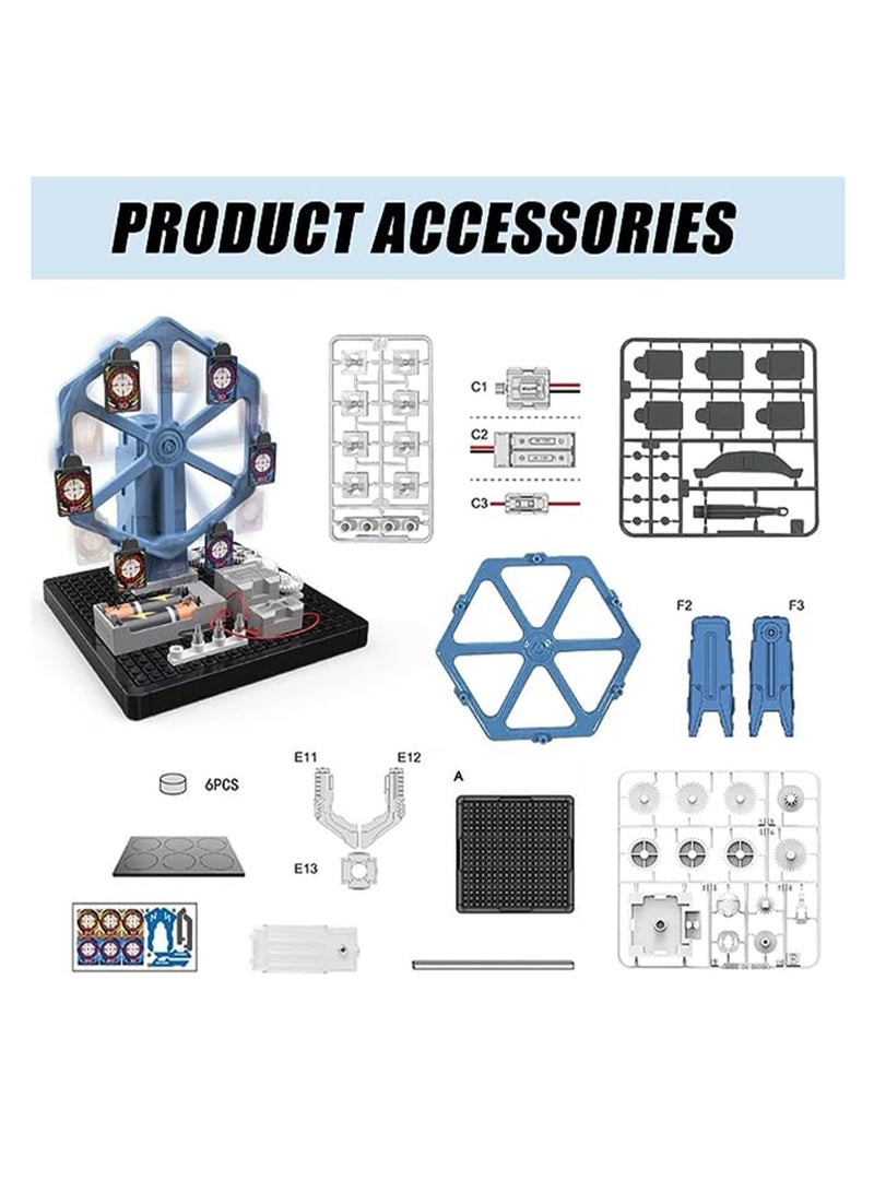 SYOSI Learning Toys Educational Science Kit Shooting Games 8 9 10+ Year Old Boys Girls,Kids Electronics Kit Building Blocks Set,STEM Toys Science Experiments Birthday Gift 8-12 Year Old Boys Kids  - Image 5