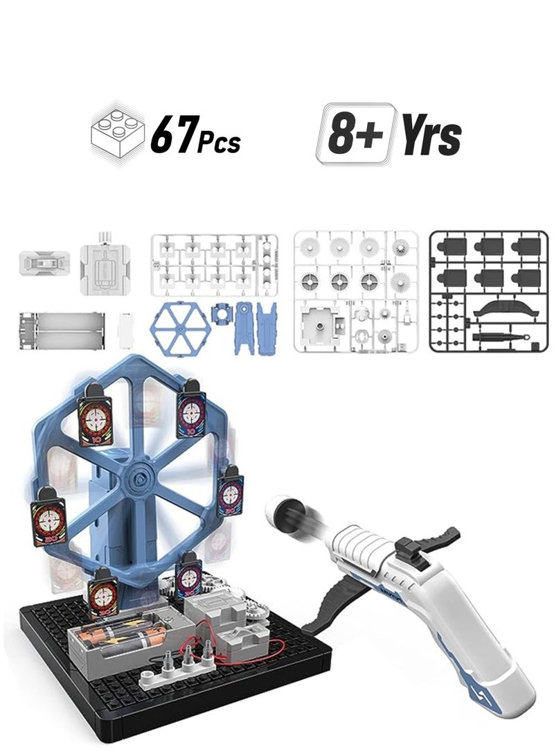 SYOSI Learning Toys Educational Science Kit Shooting Games 8 9 10+ Year Old Boys Girls,Kids Electronics Kit Building Blocks Set,STEM Toys Science Experiments Birthday Gift 8-12 Year Old Boys Kids  - Image 1