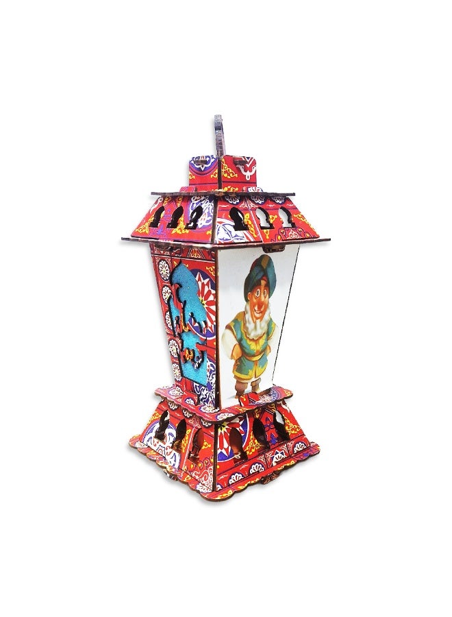 Medium Musical Ramadan Lantern Kids Toy with LED Lights & Ramadan Songs , Islamic Famous Toy, New Fashion Ramadan Lantern for Children, Decorative & Educational Gift - Multicolour - Image 1