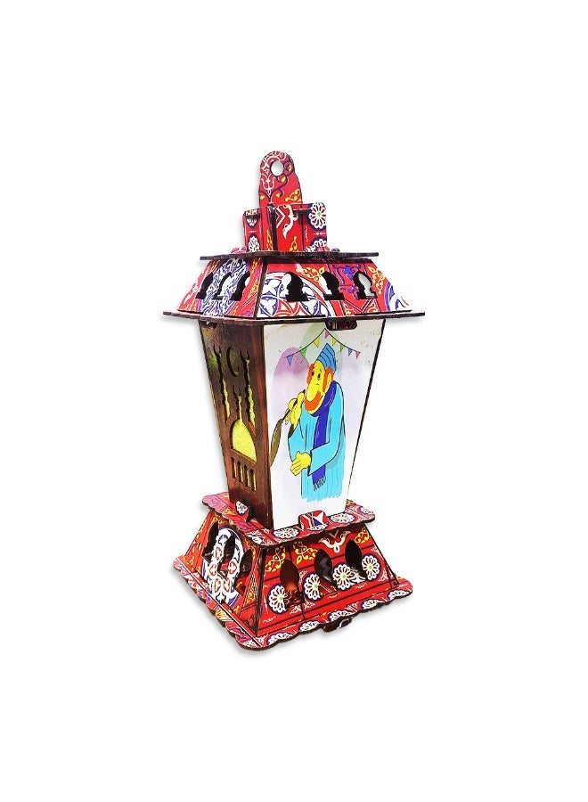 Medium Musical Ramadan Lantern Kids Toy with LED Lights & Ramadan Songs , Islamic Famous Toy, New Fashion Ramadan Lantern for Children, Decorative & Educational Gift - Multicolour - Image 2