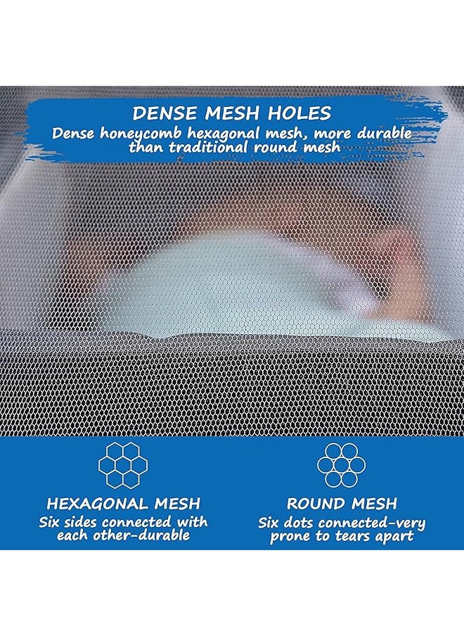 erorex - Baby Mosquito Net For Stroller Durable Baby Stroller Mosquito Net Perfect Bug Net For Stroller - Image 1