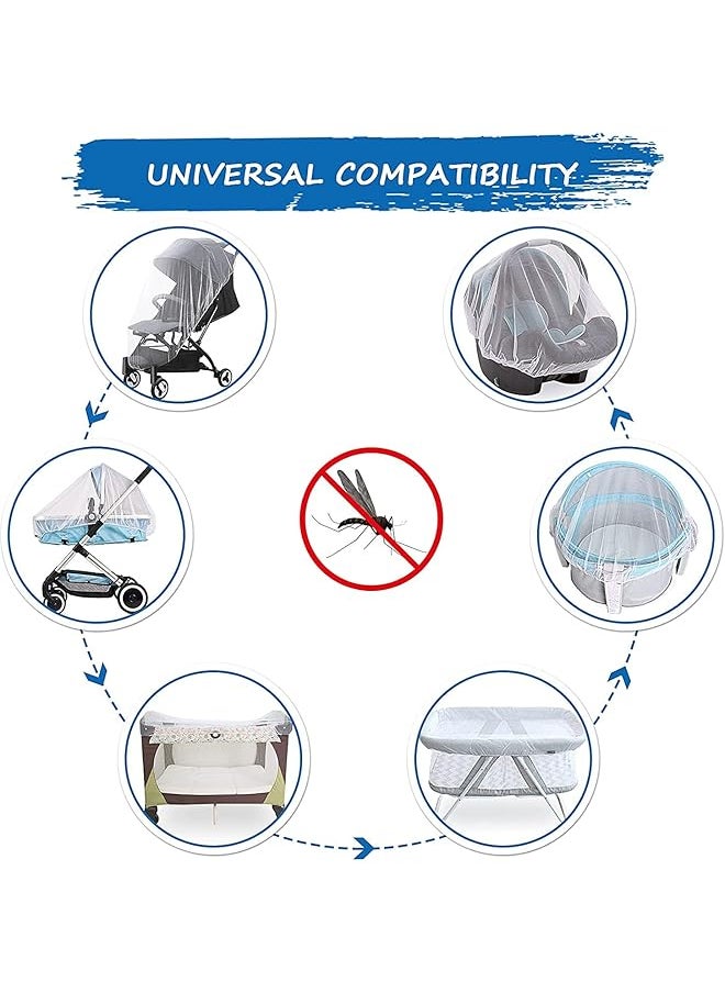 erorex - Baby Mosquito Net For Stroller Durable Baby Stroller Mosquito Net Perfect Bug Net For Stroller - Image 1
