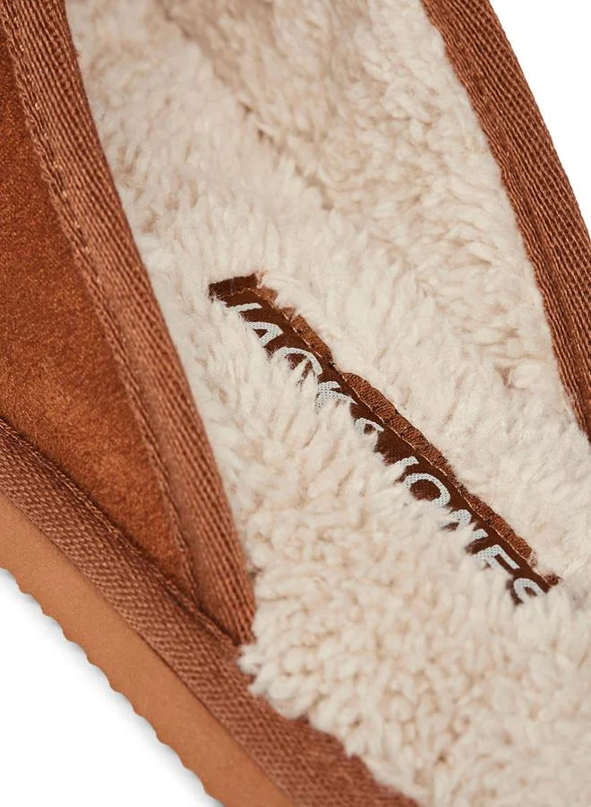 JACK & JONES Micro Fiber Slip On Bedroom Slippers