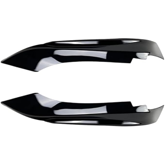 FINMOKAL Front Bumper Side Spoiler Protection Corner Cover Compatible with BMW 4 Series F32 F33 F36 M-Tech 2014-2020, Black - Image 4