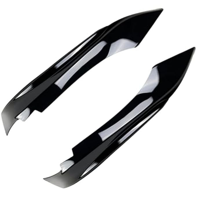 FINMOKAL Front Bumper Side Spoiler Protection Corner Cover Compatible with BMW 4 Series F32 F33 F36 M-Tech 2014-2020, Black - Image 3