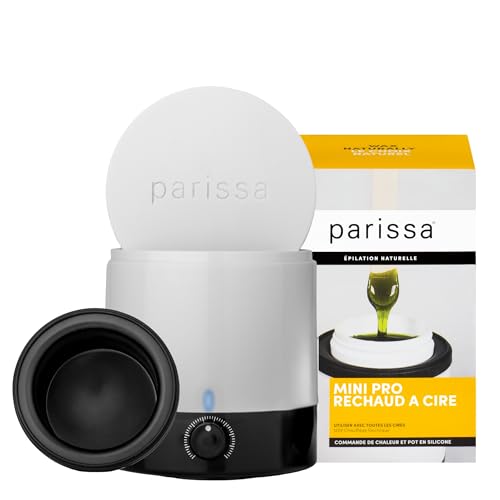 Parissa Mini Electric Hair Removal Wax Warmer for AtHome Waxing with Silicone Cup for All Hair Removal Waxes Face Bikini Leg and Body Simple to Use - Image 3