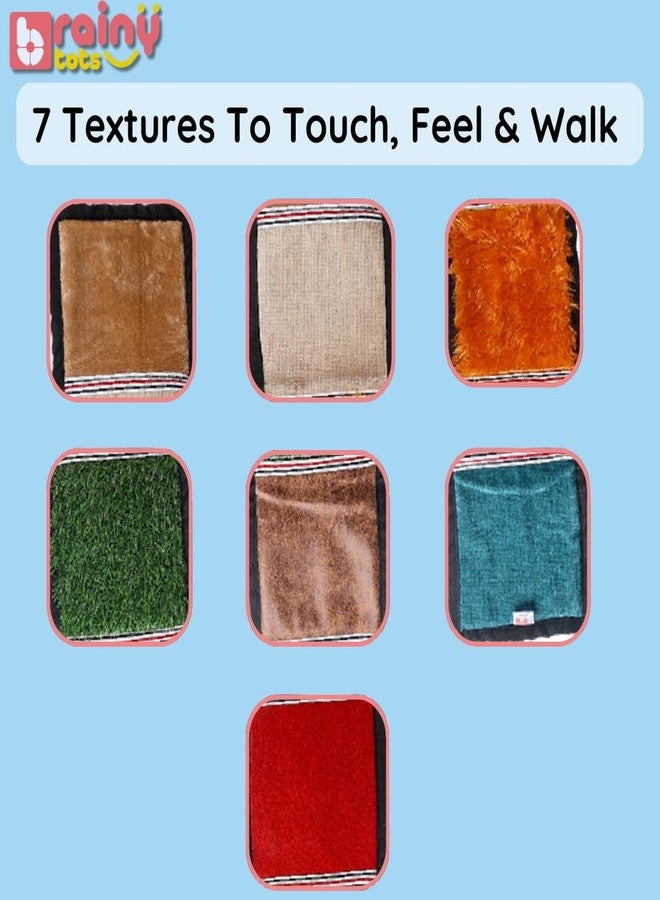 Brainytots Sensory Texture Mat | 7 Different Textures | for Kids and Infants | Sensory Stimulation Activity | Sensory Development Toy | Montessori Toy - Image 3