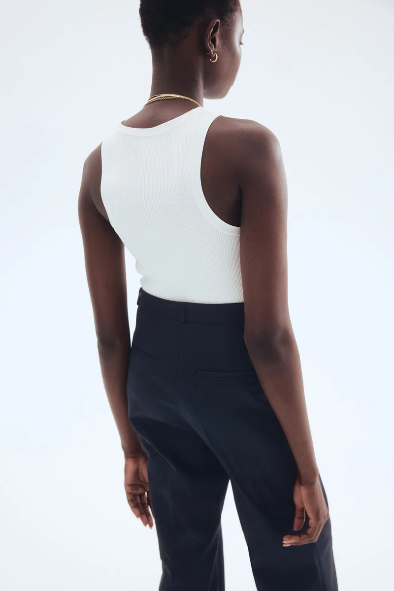 H&M Flared twill trousers