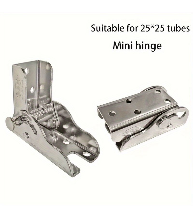 Mini 90 Degree Self Locking Hinge For RV Bed Dining Table Iron 1pc - Image 4