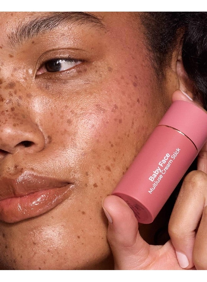 أم سي أو بيوتي كريم أساس متعدد الاستخدامات من إم كو بيوتي بيبي فيس، لون وردي فاوانيا وردي، ناعم كالحرير، أحمر خدود قابل للبناء للعينين والشفاه والخدين، نباتي، مستحضرات تجميل خالية من القسوة - Image 3