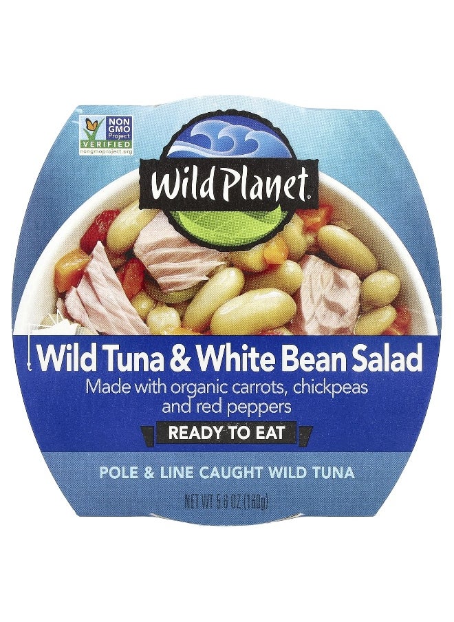 Wild Planet Wild Planet, Wild Tuna & White Bean Salad, 5.6 oz (160 g)  - Image 1