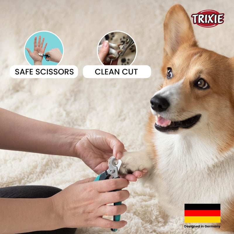 Trixie Claw Scissors, Grooming Tool for Pets Stainless Steel Material, Non-Slip Handles Provide Fast and Effortless Cuts, with Rounded Tips to Prevent Injury - 8cm - Image 5