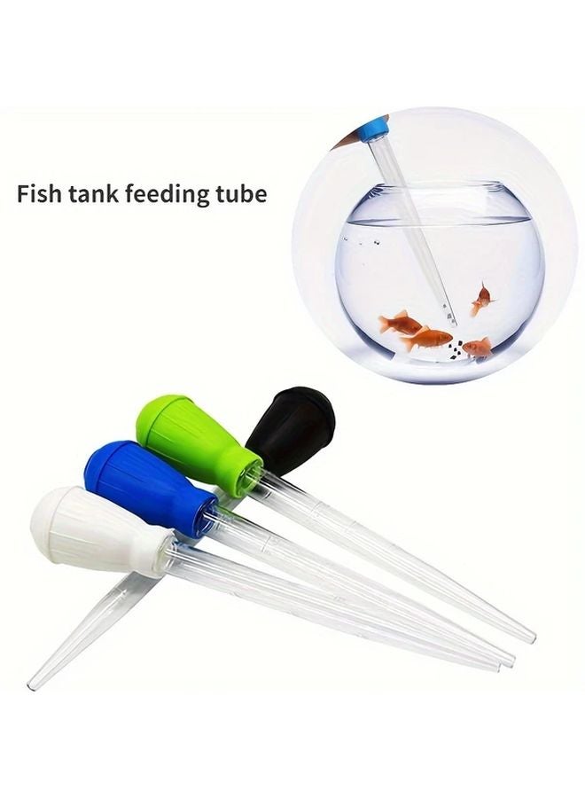 أزرق 17.72 بوصة 50 مل مكنسة كهربائية سهلة الاستخدام لحوض السمك للتنظيف الفعال - Image 2