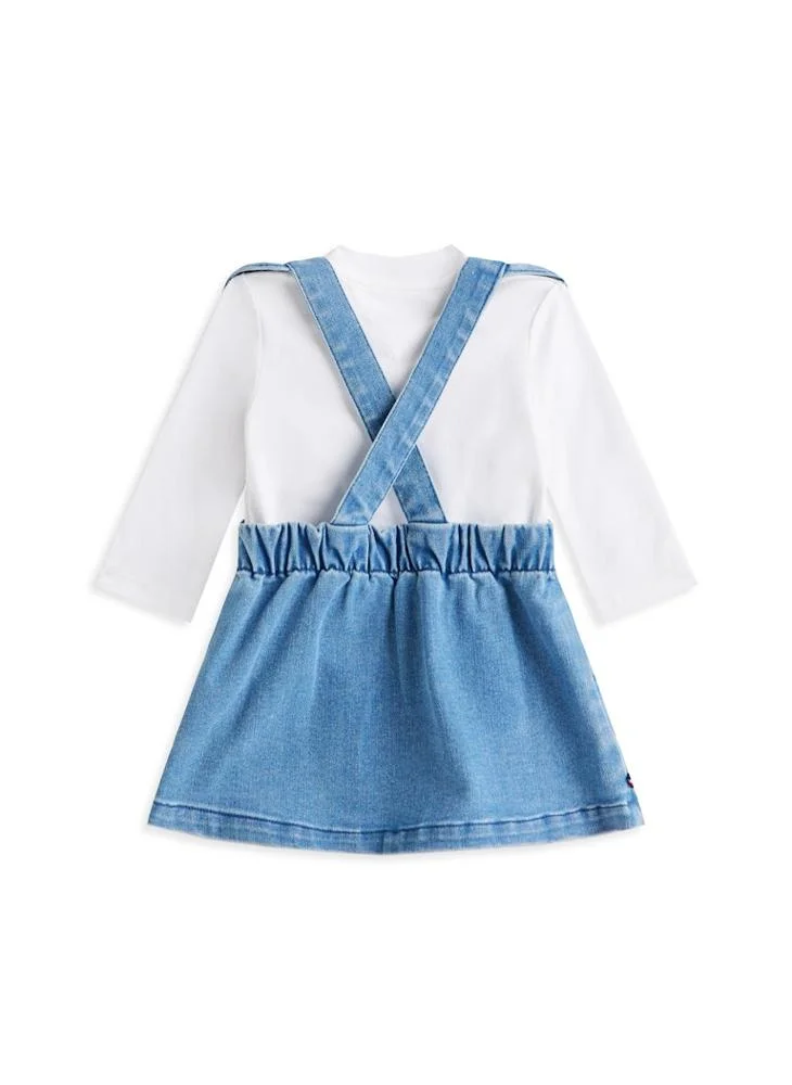 TOMMY HILFIGER Kids Denim Dungaree Dress