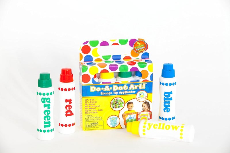 Do.A.Dot Art! Rainbow 4 Pack Washable Dot Markers - Non-Toxic Art Supplies for Kids - Image 2
