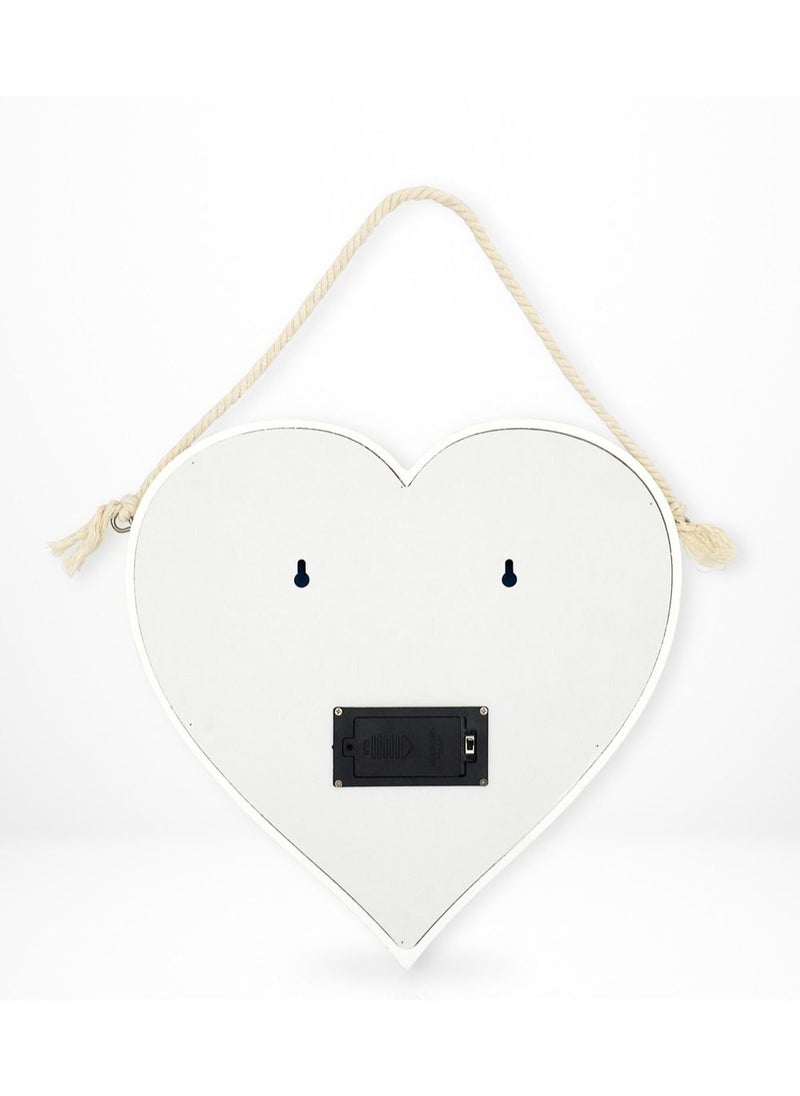 Heart-Shaped Mirror with White Frame and Light LEDs 32x30cm - pzsku/Z27B49C5F58F396E7FD14Z/45/_/1647427278/859431c5-c245-4251-9256-b8fd9de78c70