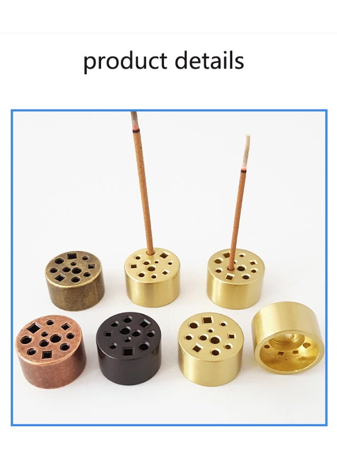 2pcs 11-hole incense burner base and stand, anti-tip design, suitable for home, office, meditation - compatible with incense sticks, incense cones, incense sticks - no electricity required, perfect for altars, tabletops, floor decorations, spiritual practice, ornaments, quality materials, tools, yoga practitioners - Image 4
