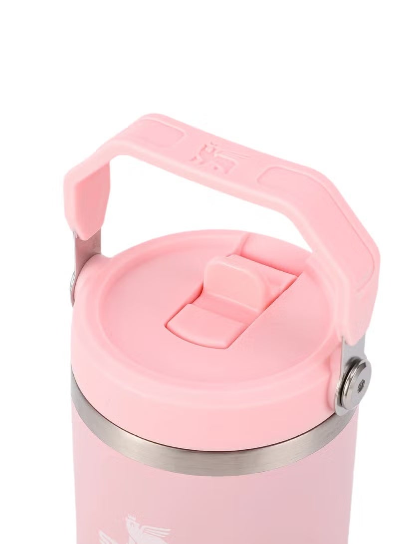 Stanley 30oz Stainless Steel Tumbler – Vacuum Insulated Reusable Water Bottle with Straw, Leak-Resistant Flip Lid, Cold for 12 Hours or Iced for 2 Days – Pink - Image 3