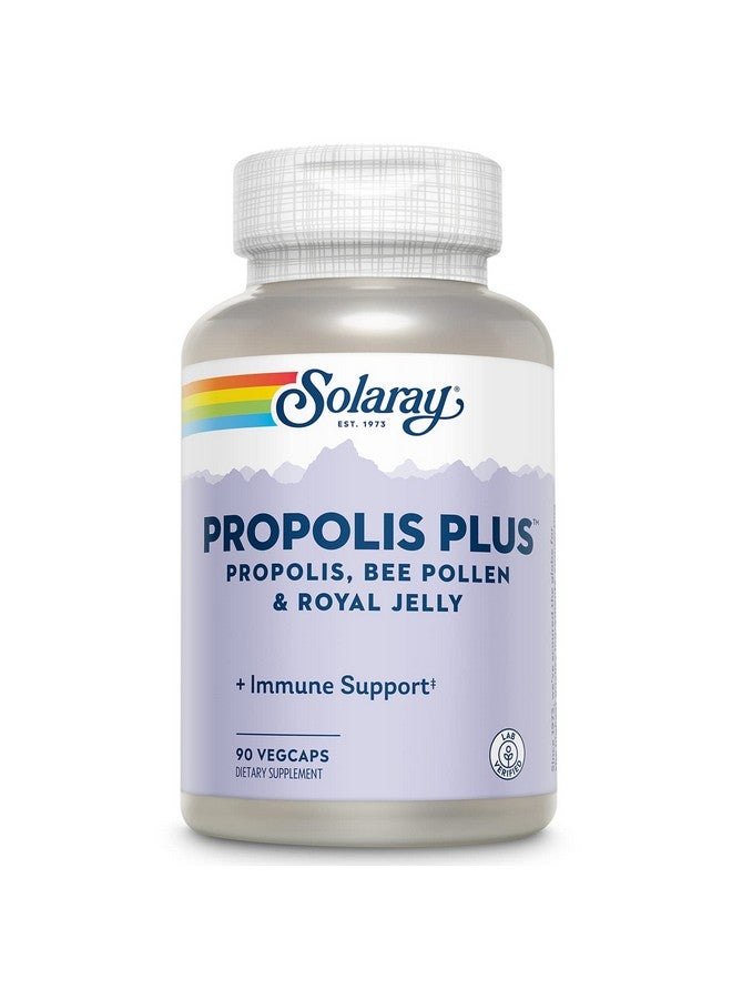 SOLARAY Propolis Plus | Healthy Immune System Support with Propolis, Bee Pollen & Royal Jelly | 90 VegCaps - Image 1