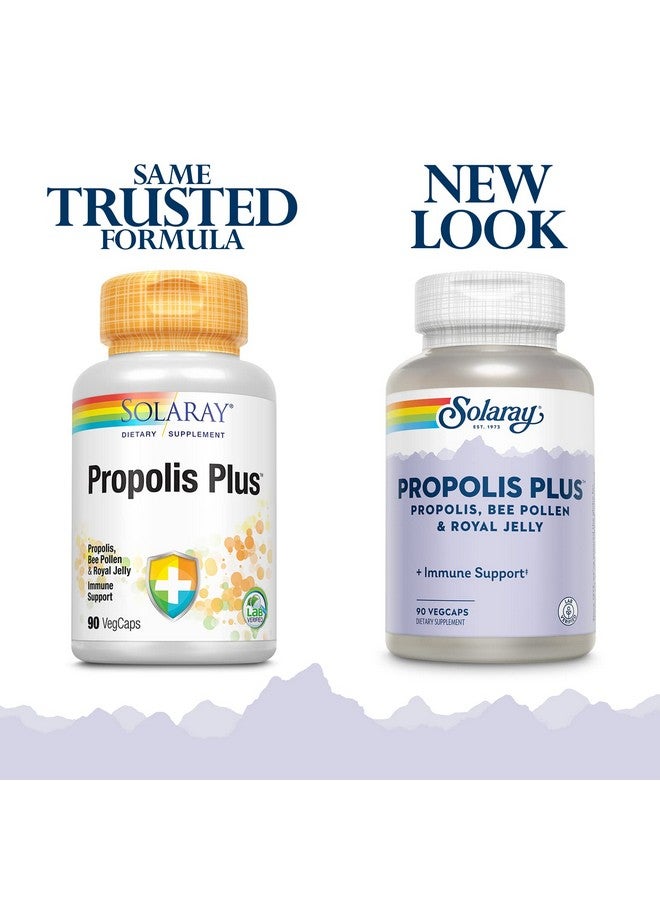 SOLARAY Propolis Plus | Healthy Immune System Support with Propolis, Bee Pollen & Royal Jelly | 90 VegCaps - Image 3