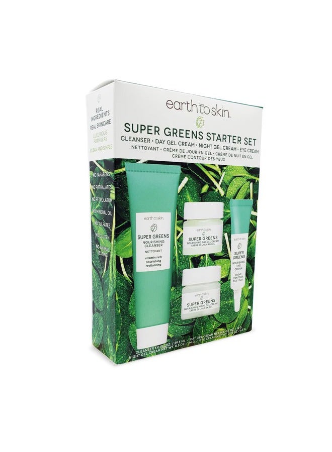 earth to skin Super Greens Nourishing Set, 4 pieces 2.25 oz - Image 2
