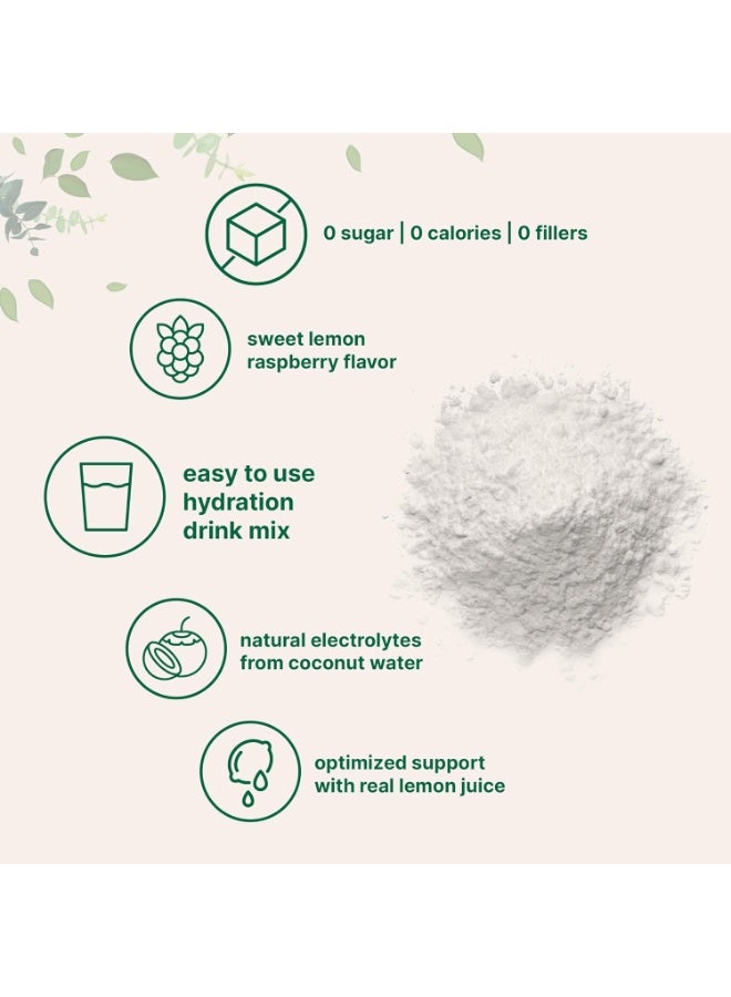 مايكرو إنجريدينس مسحوق إلكتروليت من Micro Ingredients بنكهة الليمون والتوت، غني بالبوتاسيوم (1,000 مجم)، مع ماء جوز الهند وعصير ليمون طبيعي - 2 رطل (907 جم) - Image 5
