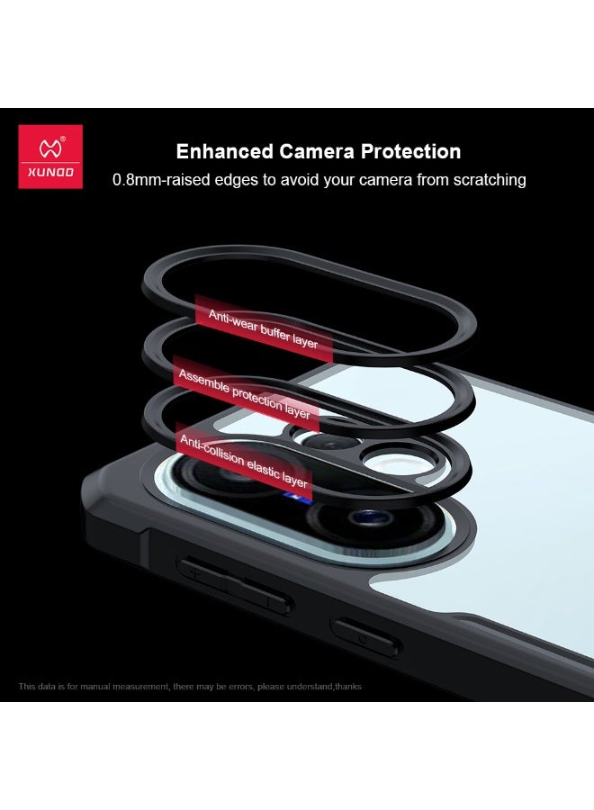 XUNDD for vivo X200 FE Case, Camera Protection, Soft TPU Cover - Image 5
