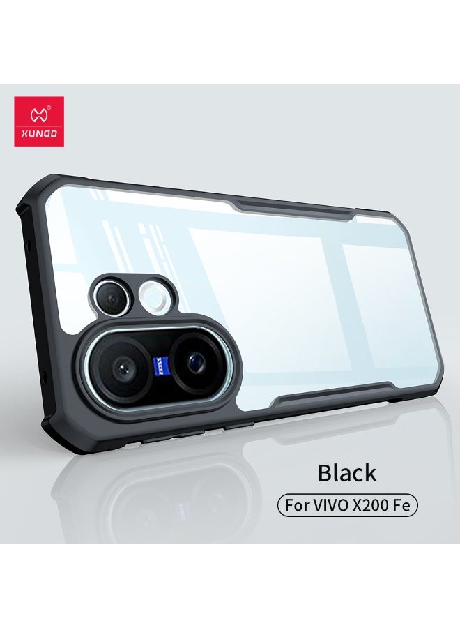 XUNDD for vivo X200 FE Case, Camera Protection, Soft TPU Cover - Image 2