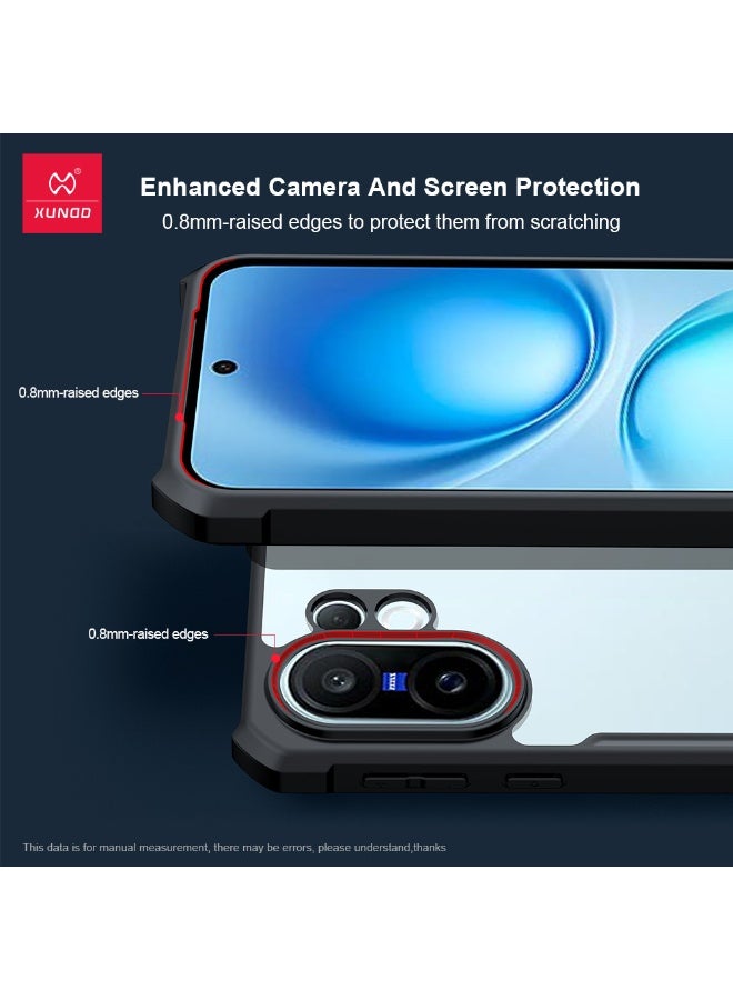 XUNDD for vivo X200 FE Case, Camera Protection, Soft TPU Cover - Image 3
