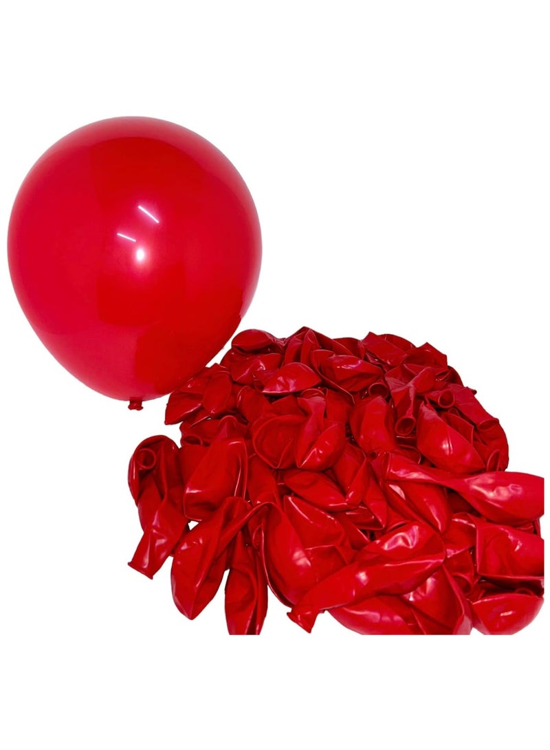 general بالونات حمراء، بالونات لاتكس بجودة هيليوم 12 بوصة، عبوة من 100 قطعة. - Image 1