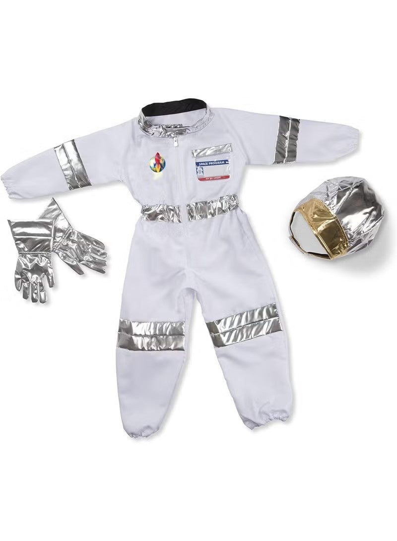 الضفدع الحقيقي زي رائد فضاء للأطفال، زي رائد فضاء للأولاد والبنات للعب التظاهري، بدلة فضاء للأطفال، مجموعة لعب الأدوار التظاهرية للأطفال من سن 3 إلى 10 سنوات - Image 5