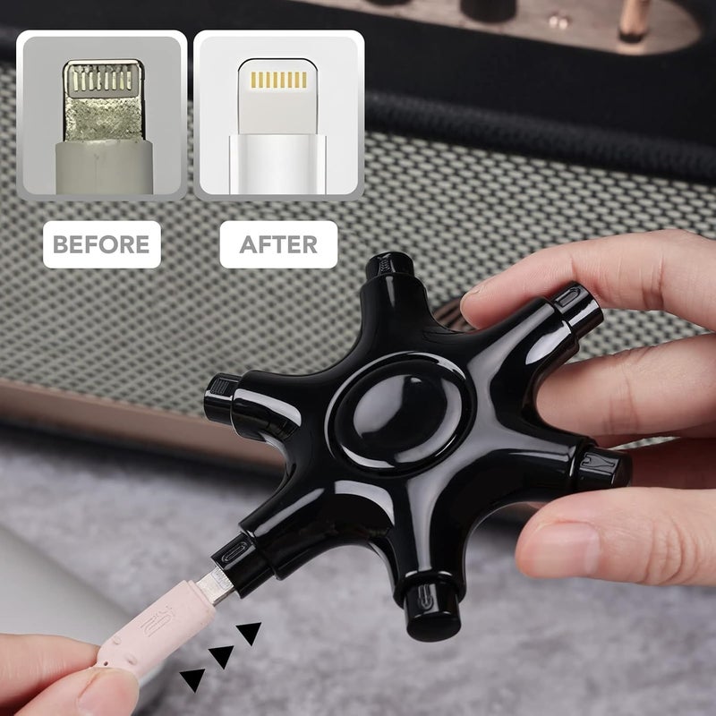 Tassmpitor for iPhone Cleaning Kit Port Cleaner, Repair and Restore Tool for iPad Pro Watch Cell Phone Charging Port, Lightning Charger Cables Speaker Airpod Cleaning Putty Dust for All Devices - Image 4