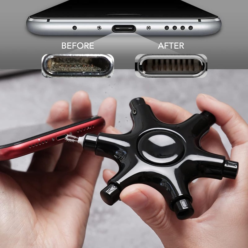 Tassmpitor for iPhone Cleaning Kit Port Cleaner, Repair and Restore Tool for iPad Pro Watch Cell Phone Charging Port, Lightning Charger Cables Speaker Airpod Cleaning Putty Dust for All Devices - Image 3