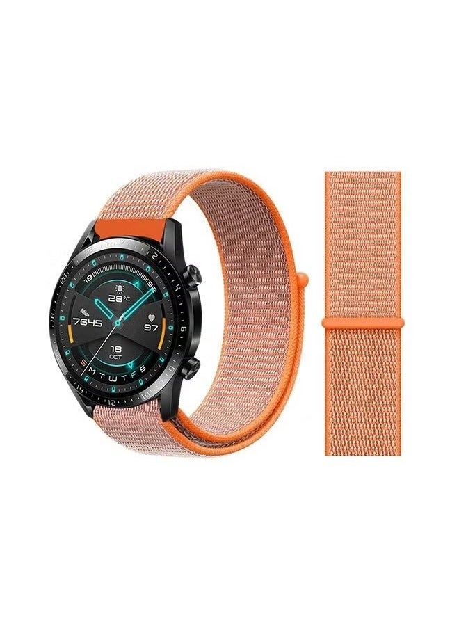 vesus Stylish Replacement Band For Huawei Watch GT/GT 2 46mm Spicy Orange